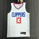 NBA Men 75th Anniversary Los Angeles Clippers White #13 GEORGE Jersey High Quality Name and Number Print