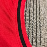 NBA Portland Trail Blazers with Jordan Logo Red #3 McCOLLUM Jersey High Quality Name and Number Print