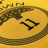 NBA Men Season 2018 Rewarding Version Golden State Warriors Yellow #11 THOMPSON Jersey High Quality Name and Number Print