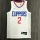 NBA Men 75th Anniversary Los Angeles Clippers White #2 LEONARD Jersey High Quality Name and Number Print