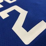 NBA Men 75th Anniversary Los Angeles Clippers Blue #2 LEONARD Jersey High Quality Name and Number Print