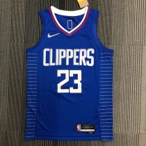 NBA Men 75th Anniversary Los Angeles Clippers Blue #23 WILLIAMS Jersey High Quality Name and Number Print