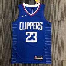 NBA Men 75th Anniversary Los Angeles Clippers Blue #23 WILLIAMS Jersey High Quality Name and Number Print