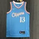 NBA Men Season 2022 Los Angeles Clippers Light Blue #13 George Jersey High Quality Name and Number Print