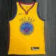 NBA Men Season 2018 Dragon Version Golden State Warriors Yellow #35 DURANT Jersey High Quality Name and Number Print