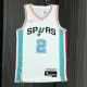 NBA Men 75th Anniversary Season 2022 San Antonio Spurs White #2 LEONARD Jersey High Quality Name and Number Print