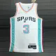 NBA Men 75th Anniversary Season 2022 San Antonio Spurs White #3 JOHNSON Jersey High Quality Name and Number Print