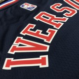 NBA Men 75th Anniversary Season 2022 Philadelphia 76ers Dark Blue #3 IVERSON Jersey High Quality Name and Number Print