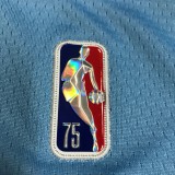 NBA Men Season 2022 Los Angeles Clippers Light Blue #2 LEONARD Jersey High Quality Name and Number Print