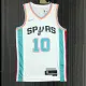 NBA Men 75th Anniversary Season 2022 San Antonio Spurs White #10 DEROZAN Jersey High Quality Name and Number Print
