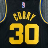 NBA Men 75th Anniversary Season 2022 Golden State Warriors Black #2974 CURRY Jersey High Quality Name and Number Print