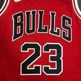 NBA Men 75th Anniversary Chicago Bulls Red #23 JORDAN Jersey High Quality Name and Number Print
