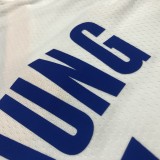 NBA Men 75th Anniversary Golden State Warriors White V-neck #6 YOUNG Jersey High Quality Name and Number Print