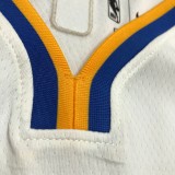 NBA Men 75th Anniversary Golden State Warriors White V-neck #30 CURRY Jersey High Quality Name and Number Print