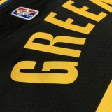 NBA Men 75th Anniversary Season 2022 Golden State Warriors Black #23 GREEN Jersey High Quality Name and Number Print