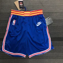 NBA Golden State Warriors Retro Blue Pant High Quality Name and Number Print