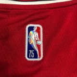 NBA Men 75th Anniversary Chicago Bulls Red #6 CARUSO Jersey High Quality Name and Number Print