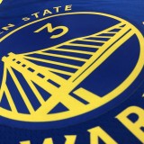 NBA Men 75th Anniversary Golden State Warriors Blue V-neck #3 POOLE Jersey High Quality Name and Number Print