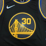 NBA Men 75th Anniversary Season 2022 Golden State Warriors Black #2974 CURRY Jersey High Quality Name and Number Print