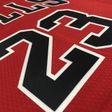 NBA Men 75th Anniversary Chicago Bulls Red #23 JORDAN Jersey High Quality Name and Number Print