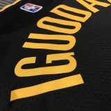 NBA Men 75th Anniversary Season 2022 Golden State Warriors Black #9 IGUODALA Jersey High Quality Name and Number Print