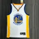 NBA Men 75th Anniversary Golden State Warriors White V-neck #33 WISEMAN Jersey High Quality Name and Number Print
