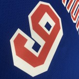 NBA Men Golden State Warriors Retro Blue #9 IGUODALA Jersey High Quality Name and Number Print