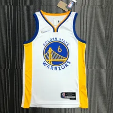 NBA Men 75th Anniversary Golden State Warriors White V-neck #6 YOUNG Jersey High Quality Name and Number Print
