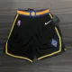 NBA Men 75th Anniversary Season 2022 Golden State Warriors Black Pant High Quality Name and Number Print