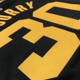 NBA Men 75th Anniversary Season 2022 Golden State Warriors Black #2974 CURRY Jersey High Quality Name and Number Print