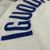 NBA Men 75th Anniversary Golden State Warriors White V-neck #9 IGUODALA Jersey High Quality Name and Number Print