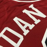 NBA Men 75th Anniversary Chicago Bulls Red #23 JORDAN Jersey High Quality Name and Number Print