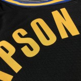 NBA Men 75th Anniversary Season 2022 Golden State Warriors Black #11 THOMPSON Jersey High Quality Name and Number Print