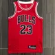 NBA Men 75th Anniversary Chicago Bulls Red #23 JORDAN Jersey High Quality Name and Number Print