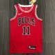 NBA Men 75th Anniversary Chicago Bulls Red #11 DEROZAN Jersey High Quality Name and Number Print