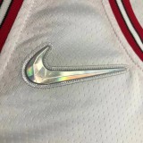 NBA Men 75th Anniversary Chicago Bulls White #1 ROSE Jersey High Quality Name and Number Print