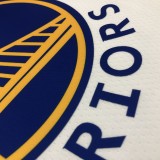 NBA Men 75th Anniversary Golden State Warriors White V-neck #11 THOMPSON Jersey High Quality Name and Number Print
