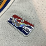 NBA Men 75th Anniversary Golden State Warriors White V-neck #22 WIGGINS Jersey High Quality Name and Number Print