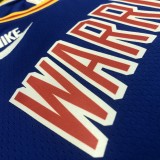 NBA Men Golden State Warriors Retro Blue #3 POOLE Jersey High Quality Name and Number Print