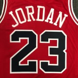 NBA Men 75th Anniversary Chicago Bulls Red #23 JORDAN Jersey High Quality Name and Number Print