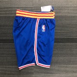 NBA Golden State Warriors Retro Blue Pant High Quality Name and Number Print