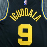 NBA Men 75th Anniversary Season 2022 Golden State Warriors Black #9 IGUODALA Jersey High Quality Name and Number Print