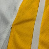 NBA Men 75th Anniversary Golden State Warriors White V-neck #11 THOMPSON Jersey High Quality Name and Number Print