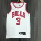 NBA Men 75th Anniversary Chicago Bulls White #3 WADE Jersey High Quality Name and Number Print
