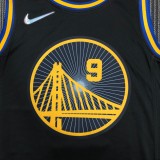 NBA Men 75th Anniversary Season 2022 Golden State Warriors Black #9 IGUODALA Jersey High Quality Name and Number Print