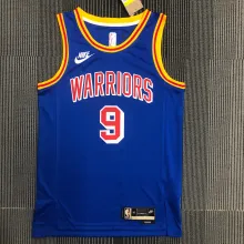 NBA Men Golden State Warriors Retro Blue #9 IGUODALA Jersey High Quality Name and Number Print
