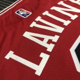 NBA Men 75th Anniversary Chicago Bulls Red #8 LAVINE Jersey High Quality Name and Number Print