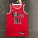 NBA Men 75th Anniversary Chicago Bulls Red #91 RODMAN Jersey High Quality Name and Number Print