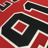 NBA Men 75th Anniversary Chicago Bulls Red #91 RODMAN Jersey High Quality Name and Number Print