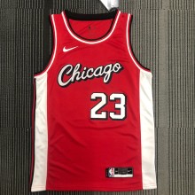 NBA Men 75th Anniversary Season 2022 Chicago Bulls Red #23 JORDAN Jersey High Quality Name and Number Print